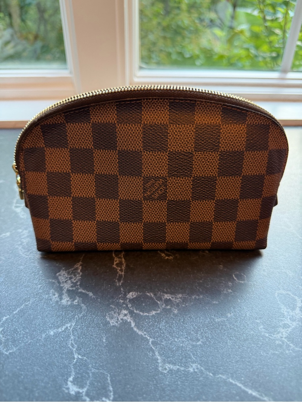 Louis Vuitton Brown Damier Canvas Cosmetic Pouch